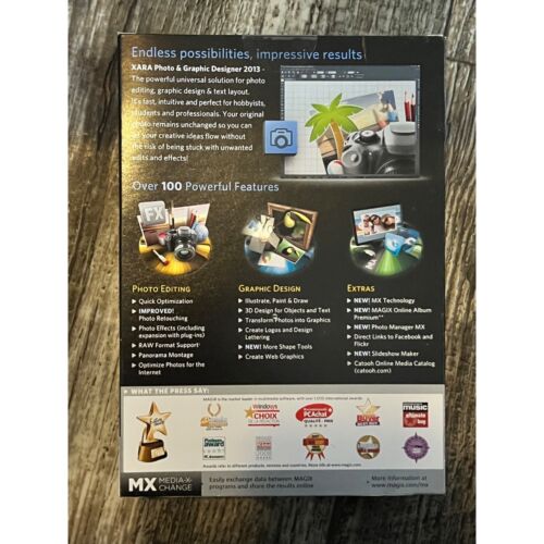 Magix Photo & Graphic Designer 2013 Software Suite Photo Editing Design - Picture 2 of 4