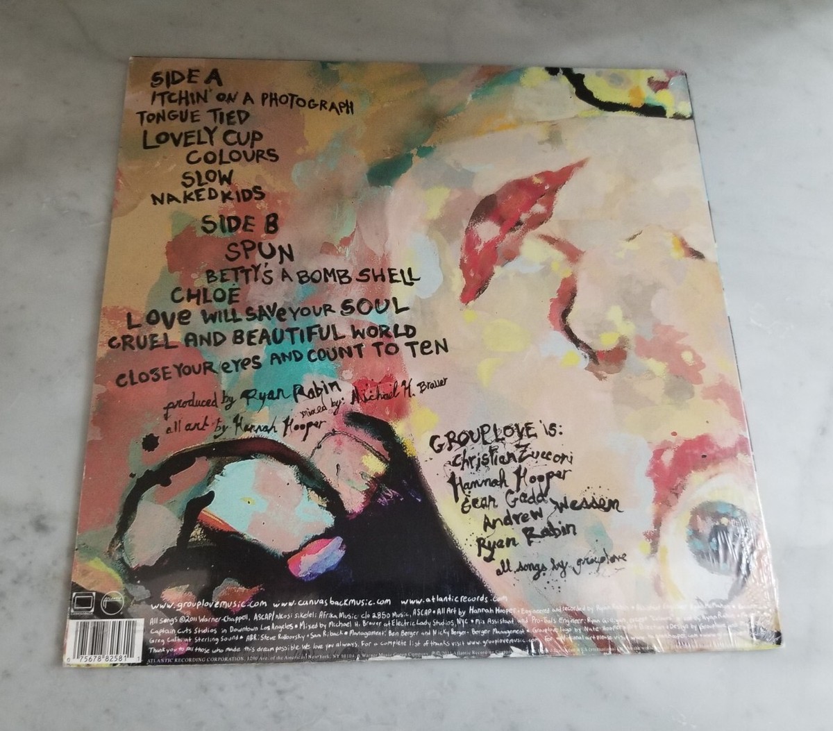 Grouplove Never Trust A Happy Song LP+MP3 Vinyl Record Album