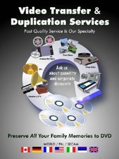 SERVICE DE TRANSFERT DE BANDE VIDÉO VHS-C, CAMÉRA 8 MM, MINI DV vers DVD ou MP4 en option