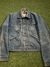 VTG Maverick Jacket Mens 38 Blue Bell Made in USA Denim Trucker Wrangler 70s