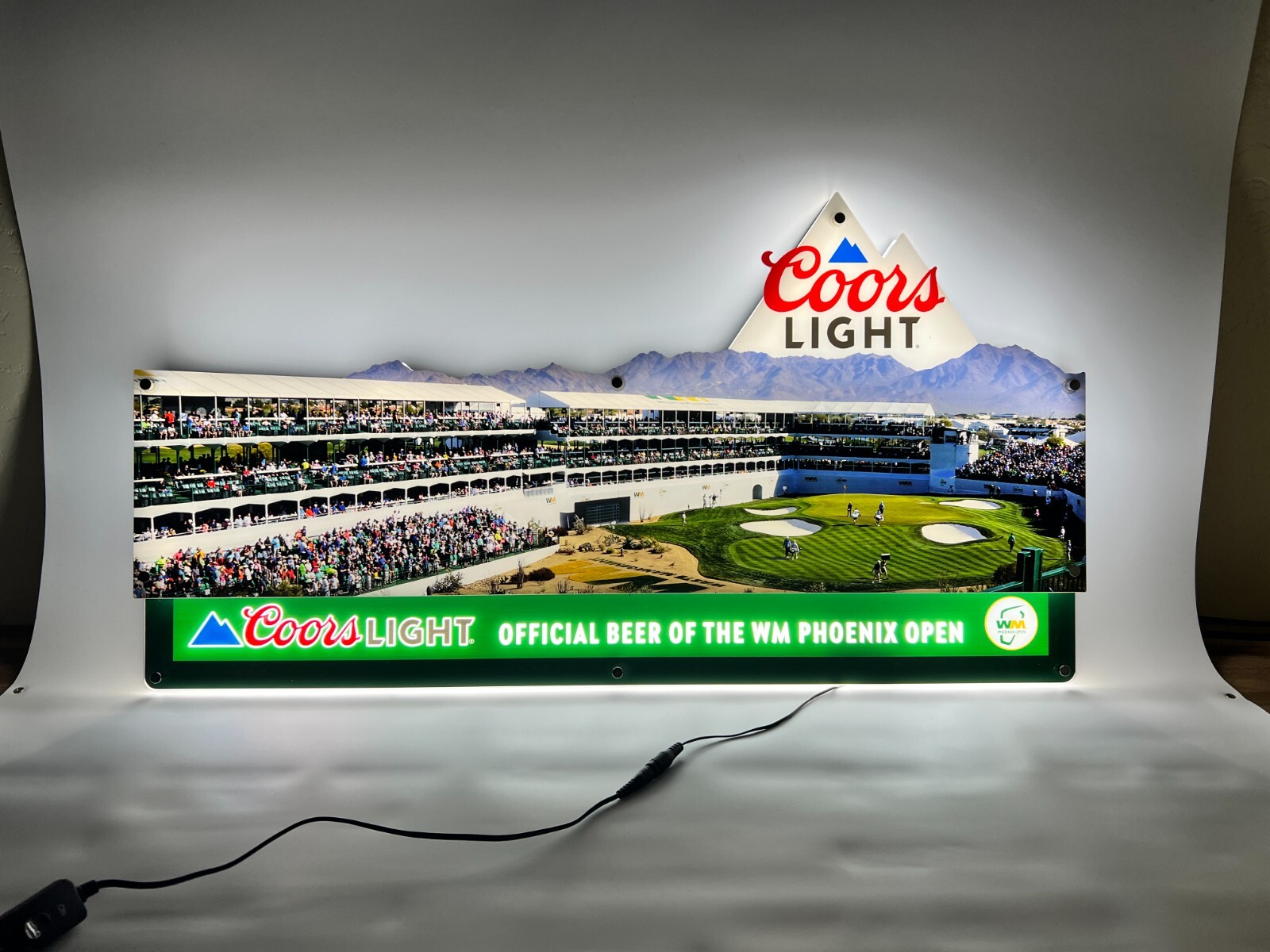 Coors Light Waste Management Phoenix Open 16th Hole LED Lighted Sign