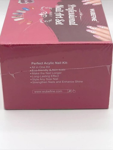 Wubefine Professional Nail Art Set 42 in 1 Kit Learner Practice New and Sealed - Picture 3 of 5