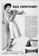 1945 Ad * Russwin Hardware  Russel & Erwin New Britain CT CONN Nurse Hospital