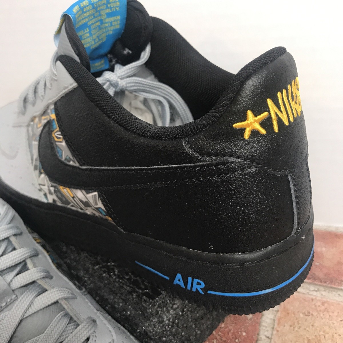 NIKE Air Force 1 Low LV8 GS Grafiti Graphics Shoes 6.5y NIKE Air Force 1 Low LV8 GS Grafiti Graphics Shoes 6.5y
