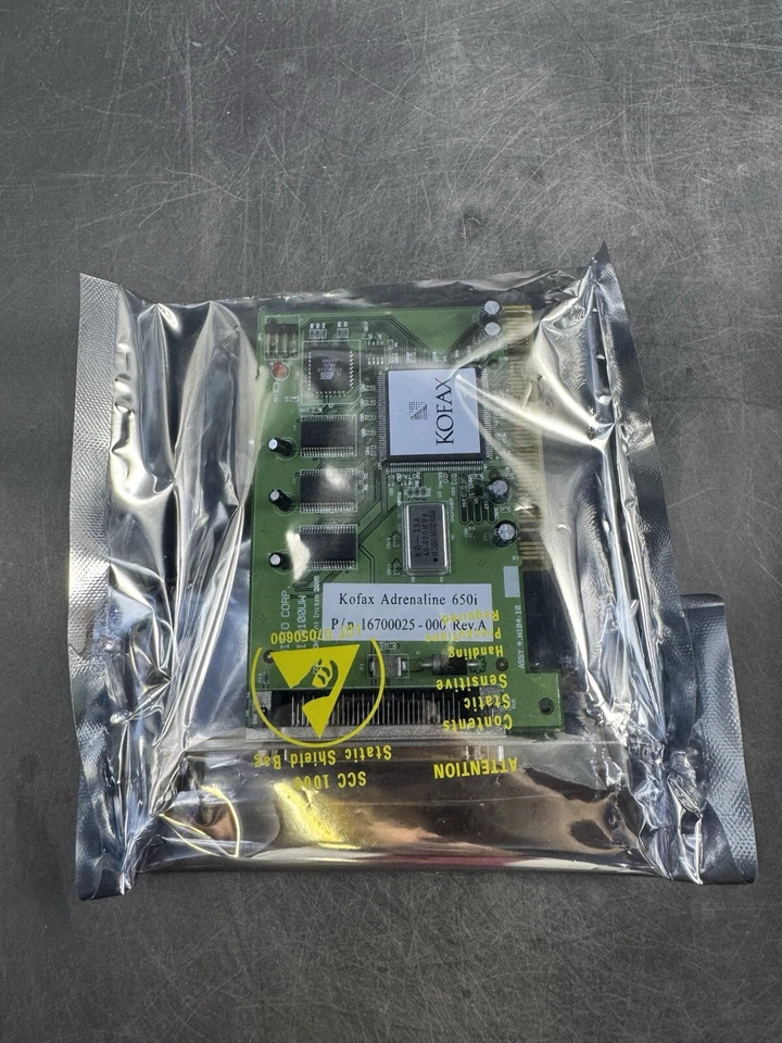 Kofax Adrenaline 650i SCSI PCI Card 16700025-000 Rev. A INITIO CORP. INI-9100UW - Image 3 of 4
