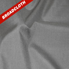 Charcoal Gray Polyester Cotton Broadcloth Fabric - 60" Wide - Sold by the Yard