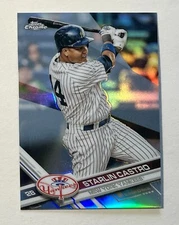 2017 Topps Chrome Starlin Castro Refractor #69 New York Yankees