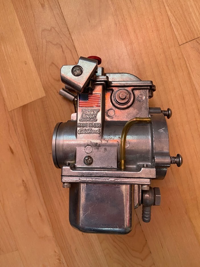 EDELBROCK Qwiksilver 38mm Carburetor Harley Davison vtg evo eBay