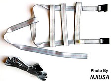 Basket Tiedown Adjustable Straps Tow Dolly Wheel Net Set Flat Hooks Heavy Duty G