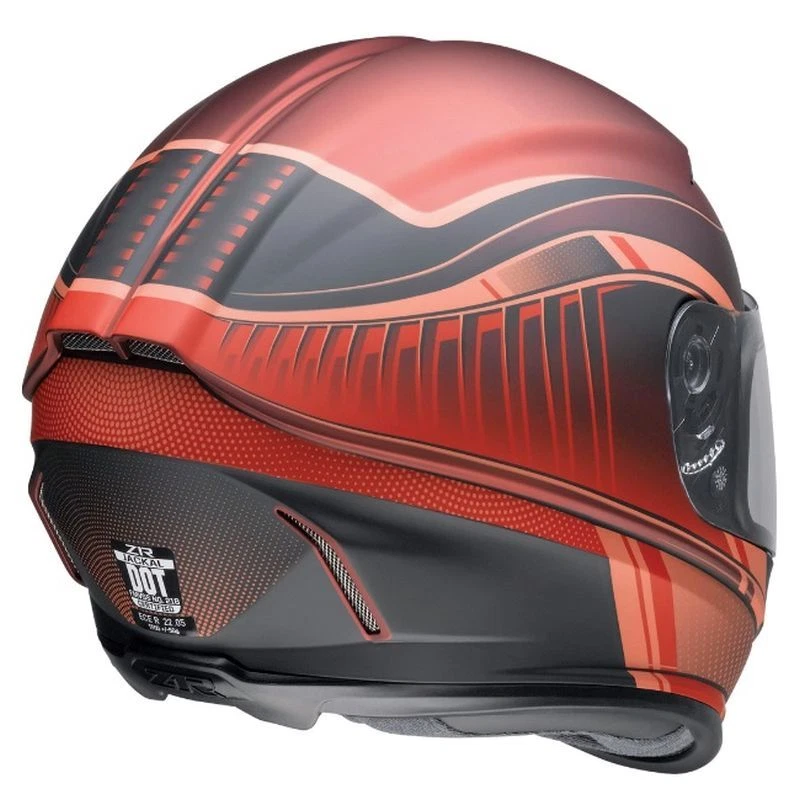 Casco de motocicleta de calle cara completa Z1R Jackal - Elige talla y color Foto 4 de 4