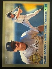 Wade Boggs 1993 Fleer Final Edition Baseball Diamond Tribute New York Yankees #1