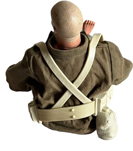 Vintage GI Joe 1996 Hasbro Pawtucket Blonde Hair Action Figure 11” Tan Ammo Belt - Picture 5 of 8