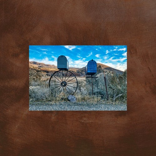 Very Cool Modern Postcard - Mailbox Postcard - Country Mailboxes - 第 1/2 張圖片