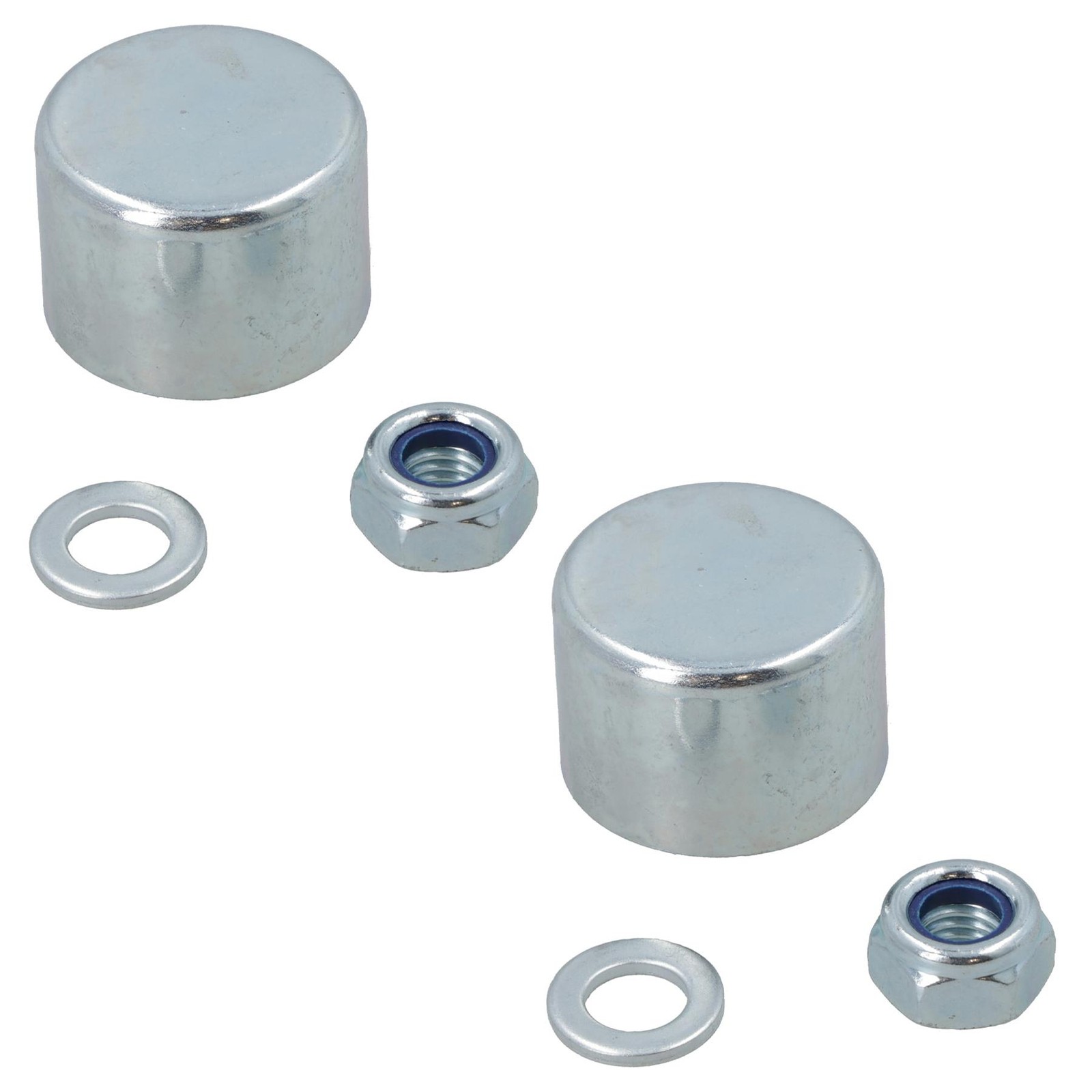 2 PACK Replacement 35mm Erde Daxara Trailer Hub Cap Grease Cover Lock Nut