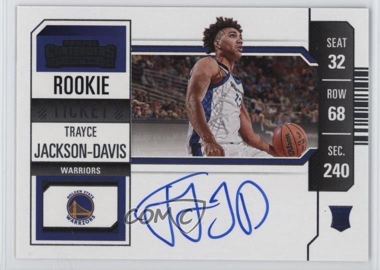 2023 Panini Contenders Ticket Variation Trayce Jackson-Davis #107 Rookie Auto RC