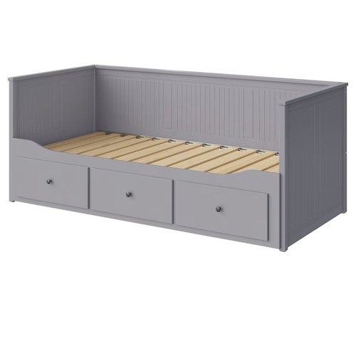 IKEA HEMNES White Daybed with 3 Drawers and Pull-Out Trundle