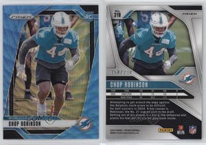 2024 Panini Prizm Rookies Blue Wave Prizm /230 Chop Robinson #319 Rookie RC