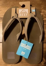 Reef Groundswell Tan Flip Flop Sandals - Men’s Size 13