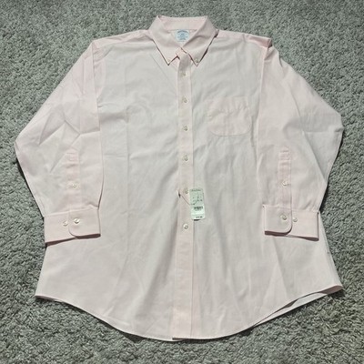 NWT $80 Brooks Brothers Regent Fit 17 2-3 Original Polo Light Pink