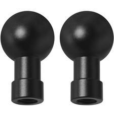 2 PCS Aluminium 17mm Ball Head To 1/4 Female Photo Conversion Bracket Mount