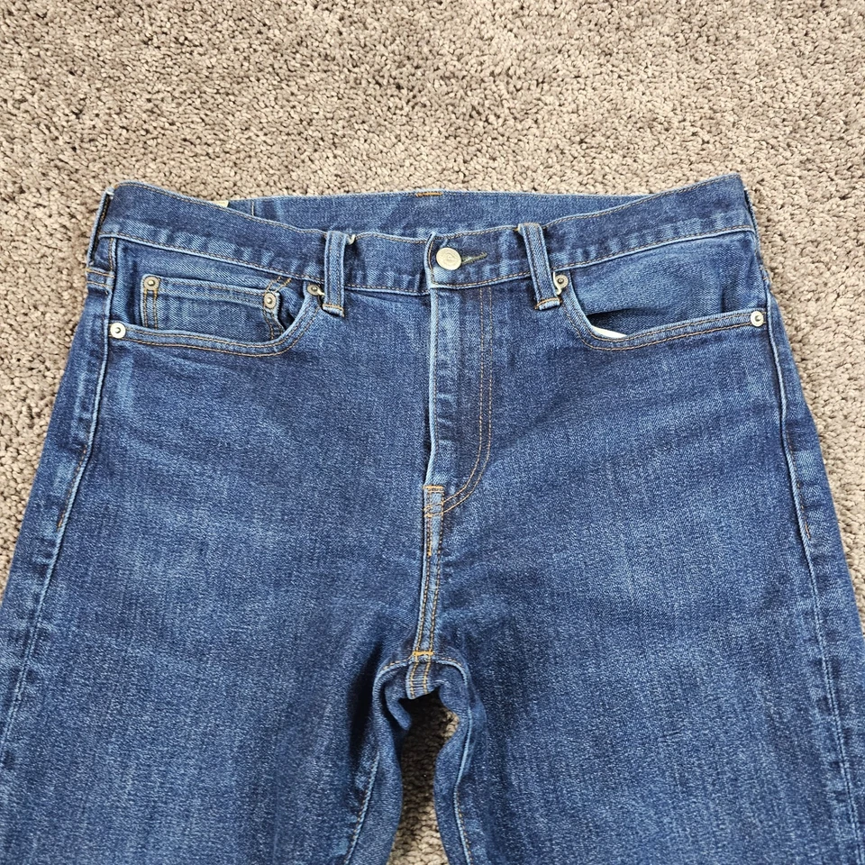 J Crew Jeans Mens 32 (31x33) Slim Fit Dark Wash Denim Stretch Kurabo Japan 770 - Image 2 of 4