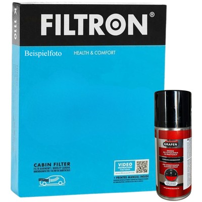 FILTRON Innenraumfilter Aktivkohle + Klima Refresh für KUBISTAR CLIO II KANGOO