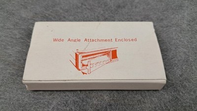 Wide Angle Flash Diffuser Attachment NOS in Box Clear 2-1/2 in