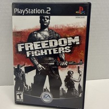 Freedom Fighters - Sony PlayStation 2 Tested **NO MANUAL**