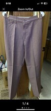 womens vintage JC Penney Purple dress pants