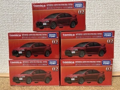 Takara Tomy Tomica Premium Mitsubishi Lancer Evolution Final Edition 5er Set