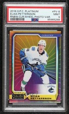 2018-19 O-Pee-Chee Platinum Rainbow Color Wheel Elias Pettersson PSA 9 MINT 2d8