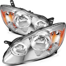 Automotive Headlight Assemblies Fit For Toyota Corolla 2003-2008