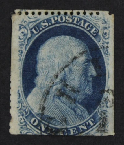 CKStamps: US Stamps Collection Scott#24 1c Franklin Used
