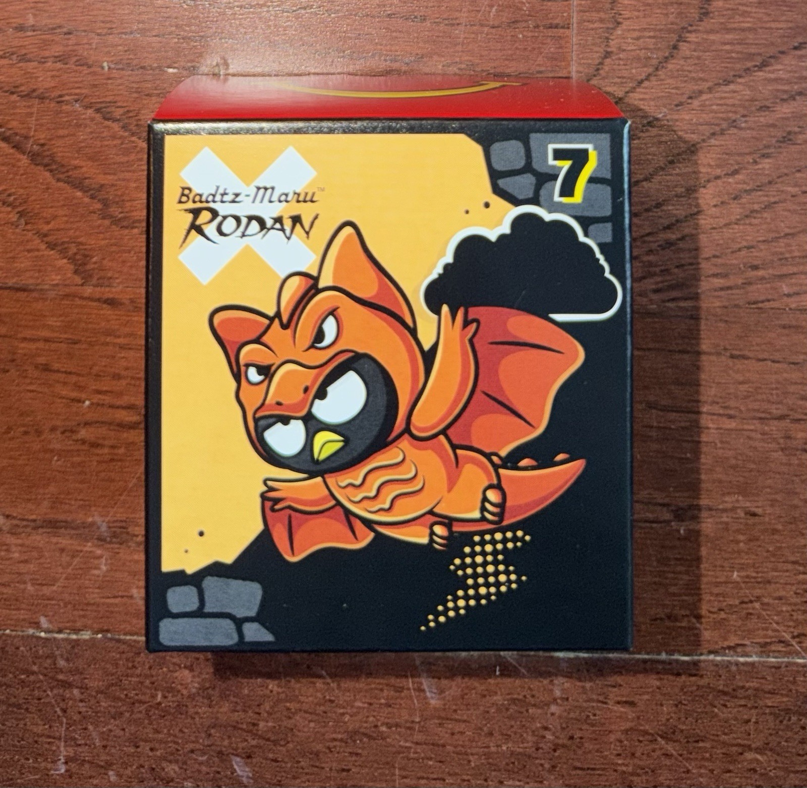 2026 McDonaldโs Cute Meets Kaiju Happy Meal Toy #07 - Badtz Maru/Rodan