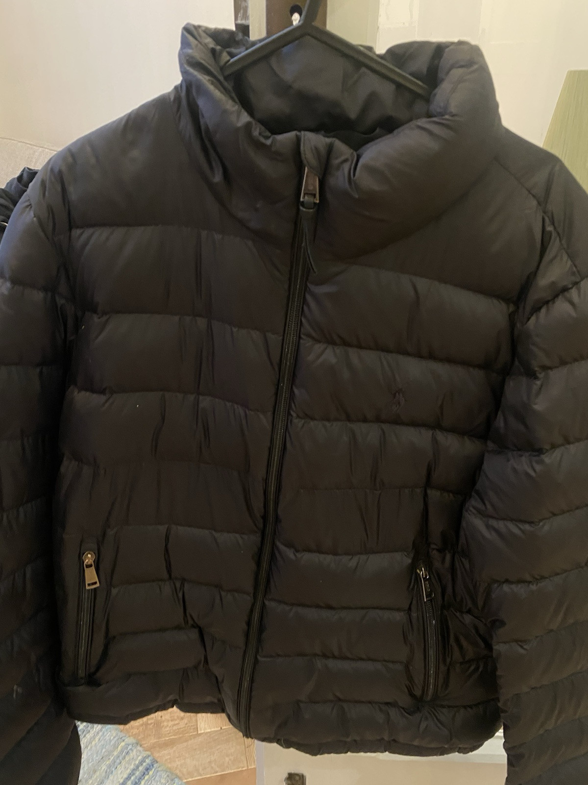 Ralph Lauren Black Puffer Jacket Womens Large