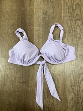 Shade and Shore Women's Bikini Top Purple Underwired Size 36DD