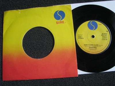 Ramones-Don´t come Close 7'' Vinyl-1978 UK-Sire Records-SRE 1031