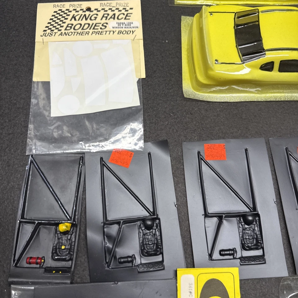 Lote de decalques de carroceria pré-pintada em escala 1/24 transparente NOVO interior Parma PSE liso 7 - Imagem 4 de 4