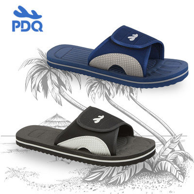Herren Riemen Sandalen PDQ flach EVA Sport Wandern Dusche Urlaub Pool Schuhe Jungen