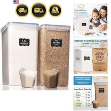 Food Storage Containers Set 2 Pack 9.5L Airtight Leakproof BPA Free Plastic