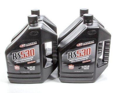 MAXIMA RACING OILS 5w30 Synthetic Oil Case 4x1 Gallon RS530 39-919128