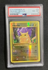 Pokemon 2016 XY Evolutions Pikachu reverse Holo #35 PSA 8 on eBay