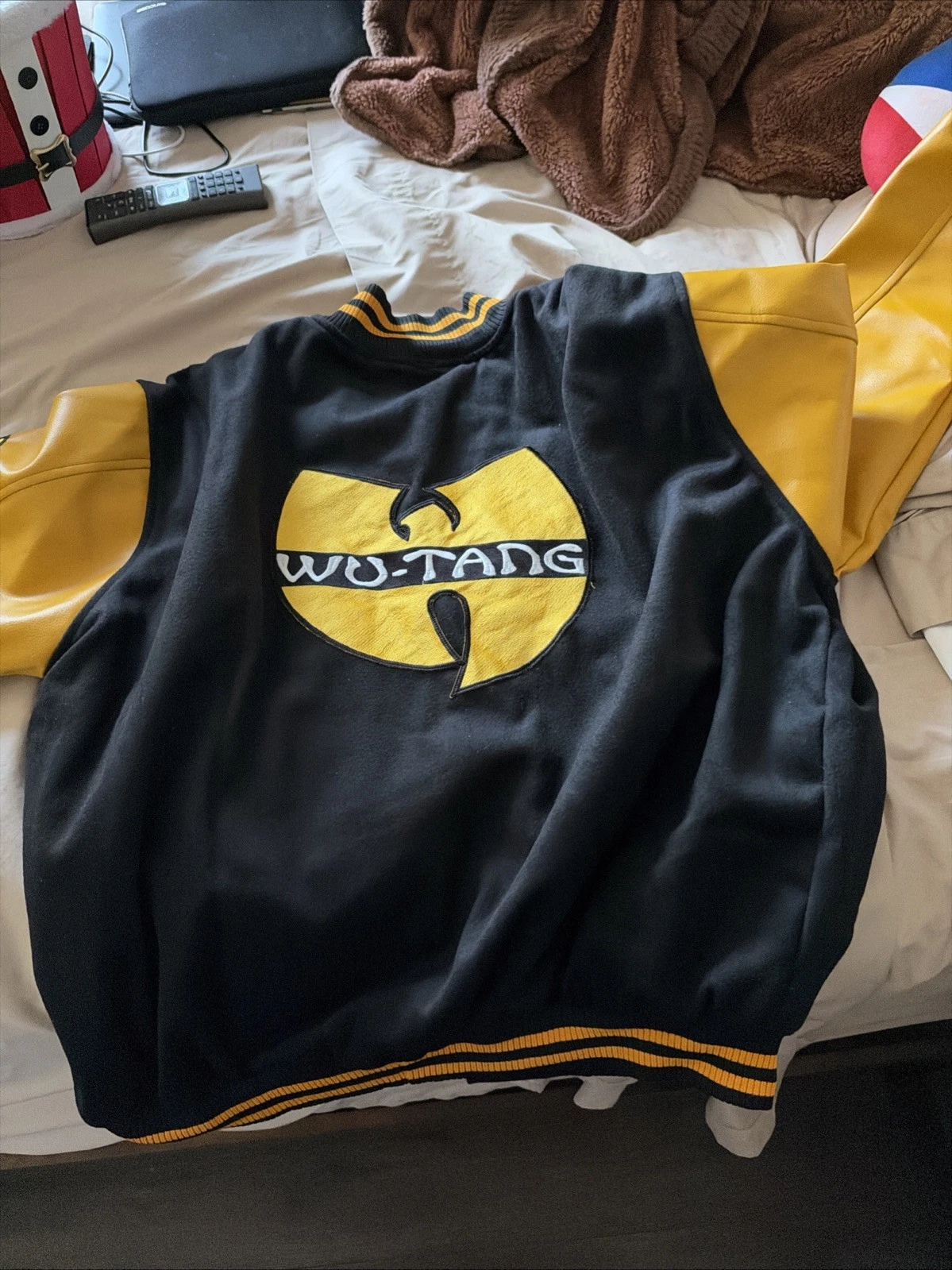 Wu Tang Clan Varsity Jwcket Lettermen Wool Leather Size 4xl image 6