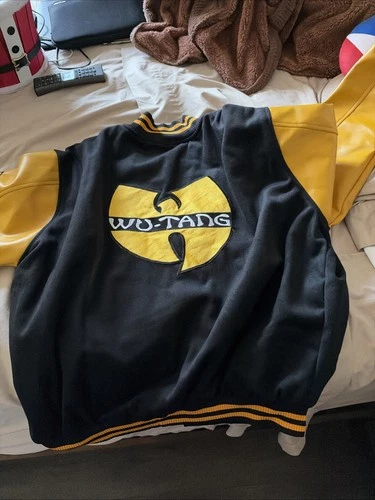 Wu Tang Clan Varsity Jwcket Lettermen Wool Leather Size 4xl image 6