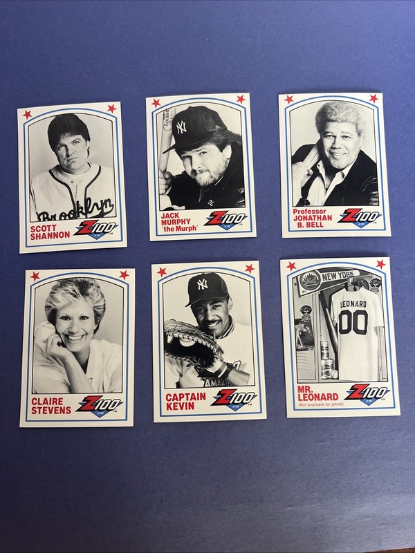 Vtg 90s Z100 Radio Station Trading Cards “NYC #1 Music Station”