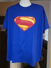 SUPERMAN T-SHIRT 2XL ROYAL BLUE