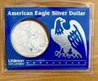 1995 American Eagle Silver Dollar Coin 1 oz 99.9% Silver Littleton