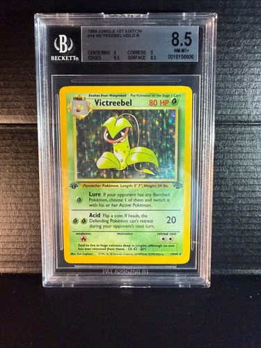 Victreebel (1st Edition) graded BGS 8.5 for sale on eBay