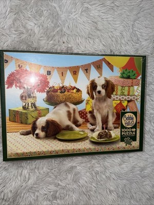 COBBLE HILL 1000 Piece Jigsaw Puzzle EVERY DOG HAS ITS DAY Random Pieces NEW
