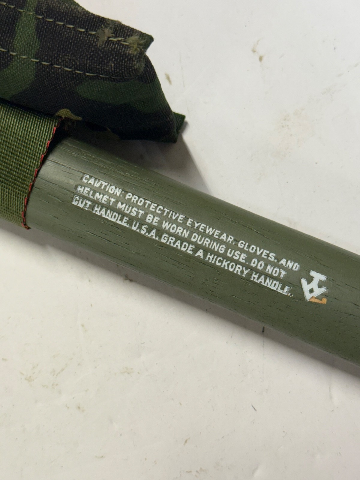 NEW USGI Military Steel Mattock Pick Axe w/ Woodland Carrier Pouch